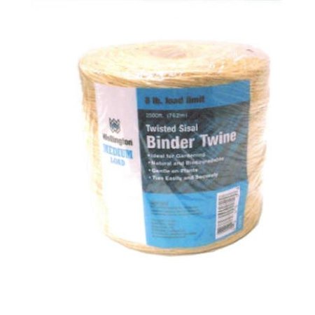 WELLINGTON CORDAGE Wellington Cordage 43915 2500 ft. 1 Polypropylene Natural Sisal Twine Twisted Ecological 650382